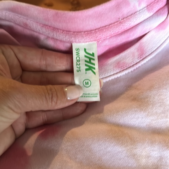 Quay branded swag sweatshirt, size medium, pink tie dye - Picture 3 of 4